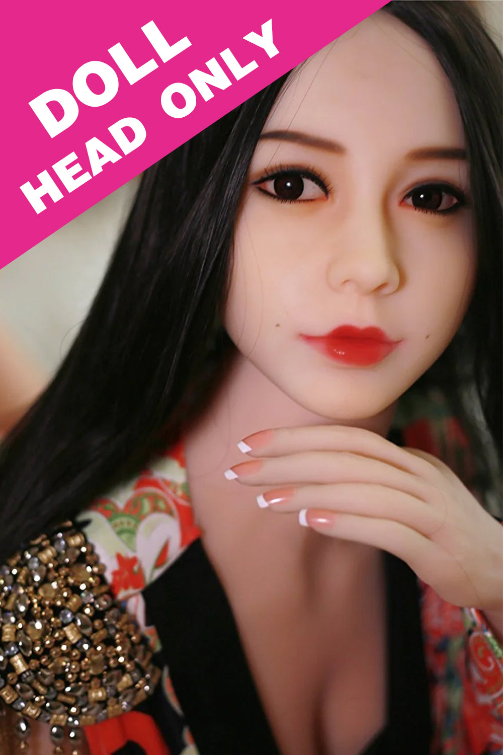 US Stock - #056-N TPE Real-life Japanese Sex Doll Head Only – SexDollPartner