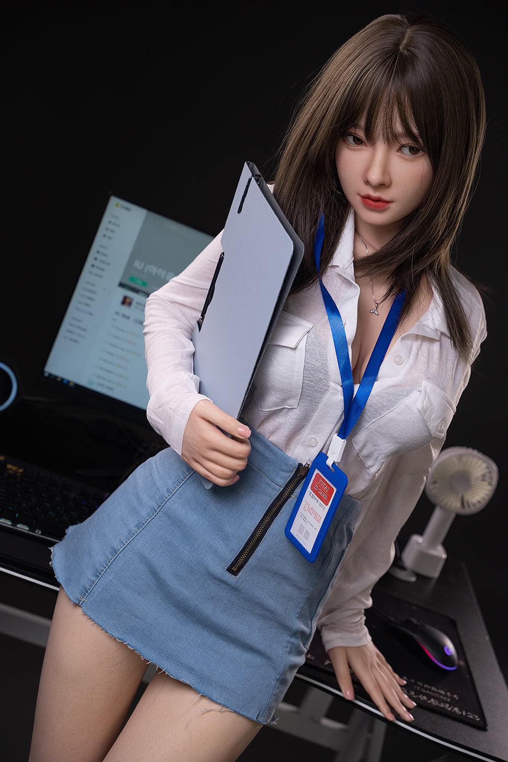 Gail 5ft21/ 159cm #430 Head Full Silicone Big Boobs Japanese Office La –  SexDollPartner