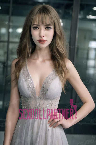 US Stock - Acacia 4ft92/ 150cm K162 Silicone Head TPE Body Small Boobs lightweight Sex Doll