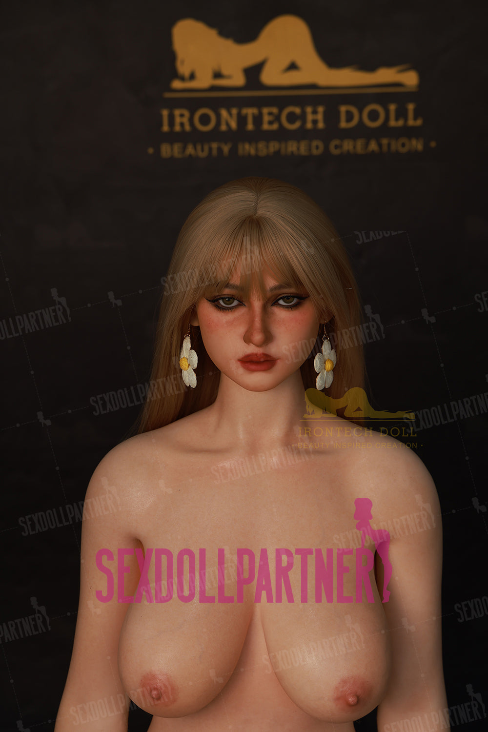 Irontechdoll Taylor 5ft25 / 160cm S45 Head Full Silicone Big Tits Blonde Super Realistic Sex Doll