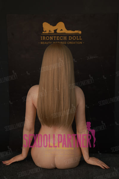 Irontechdoll Taylor 5ft25 / 160cm S45 Head Full Silicone Big Tits Blonde Super Realistic Sex Doll