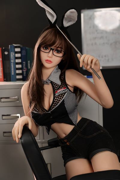 US Stock - Serenity 5ft18 / 158cm #182 Head TPE Sexy Office Lady Realistic Affordable Sex Doll Free 2nd Head