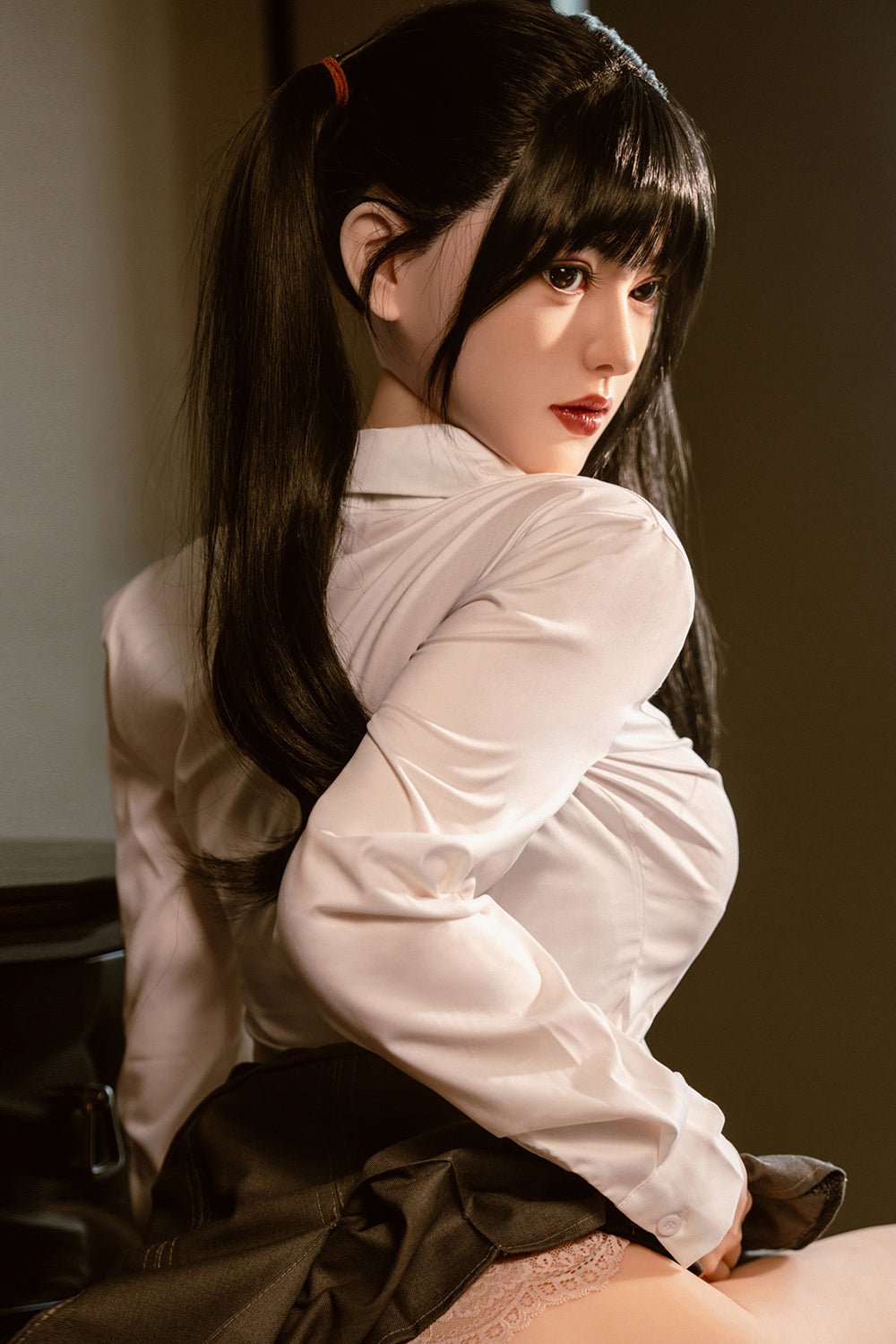 US Stock - Gwen 5ft25 / 160cm #290 Silicone Head TPE Body High-quality Realistic Japanese Sex Doll