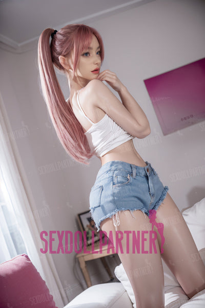 US Stock - Sebastiane 5ft38/ 164cm M5 Full Silicone Realistic Blowjob Lovely Love Sex Doll