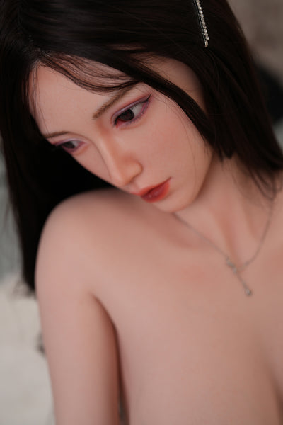 US Stock - Misaki 5ft58/170cm #C47 Silicone Head TPE Body Full Size Japanese Love Doll Free 2nd Head