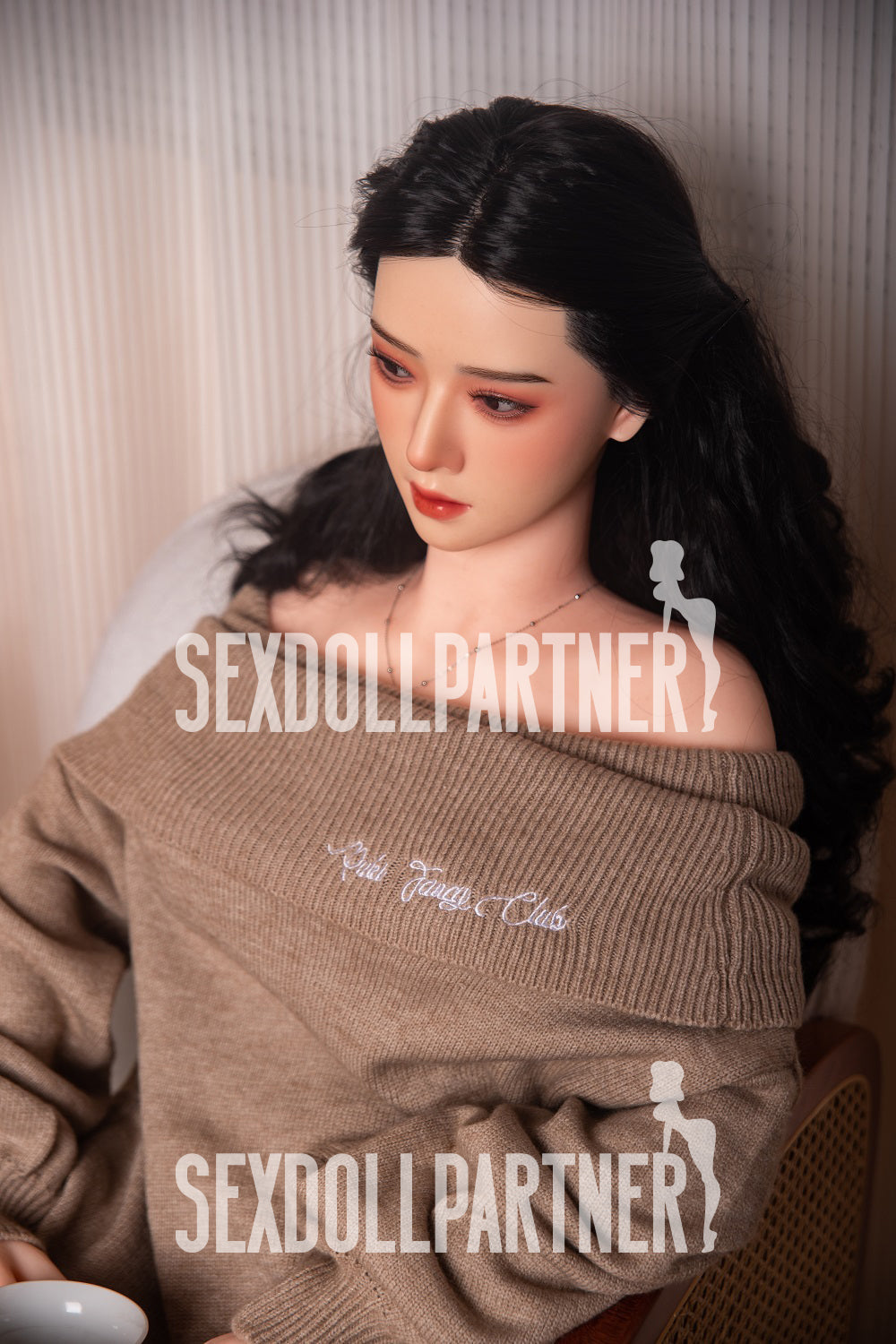 US Stock - RIDMII Muncey 163cm Unique Design Asian Silicone Head TPE Body Long Black Hair Love Sex Doll - 163cm, New Arrivals, Unique Design, US Stock - SexDollPartner