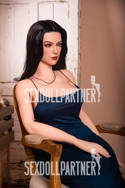 US Stock - RIDMII Karyn Plus 5ft34/ 163cm Unique Design App-Controlled Silicone Head TPE Body Full Body Adult Love Sex Doll