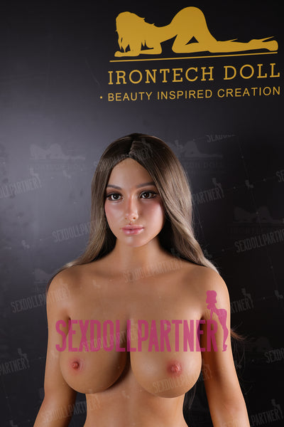 Irontechdoll Irie 5ft38/ 164cm S17 Head Full Silicone Dark Tanned Big Tits Latina Sex Doll